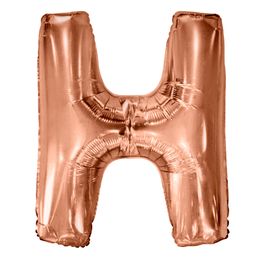 Diaesitys - Kirjainilmapallo Ruusukulta Metallic