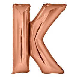 Diaesitys - Kirjainilmapallo Ruusukulta Metallic