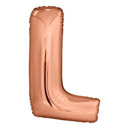 Diaesitys - Kirjainilmapallo Ruusukulta Metallic