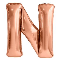 Diaesitys - Kirjainilmapallo Ruusukulta Metallic