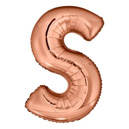 Diaesitys - Kirjainilmapallo Ruusukulta Metallic