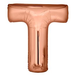 Diaesitys - Kirjainilmapallo Ruusukulta Metallic