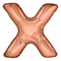 Diaesitys - Kirjainilmapallo Ruusukulta Metallic