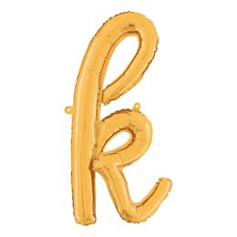 Bildspel - Bokstavsballong Script Guld