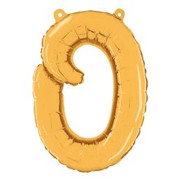 Bildspel - Bokstavsballong Script Guld