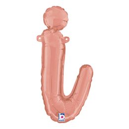 Bildspel - Bokstavsballong Script Roséguld