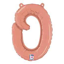 Bildspel - Bokstavsballong Script Roséguld