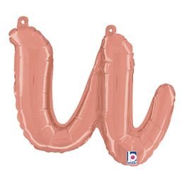 Bildspel - Bokstavsballong Script Roséguld