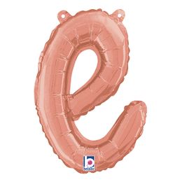 Bildspel - Bokstavsballong Script Roséguld