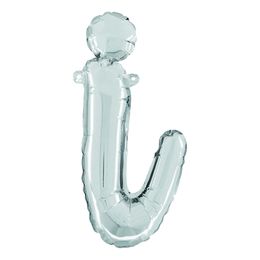 Bildspel - Bokstavsballong Script Silver