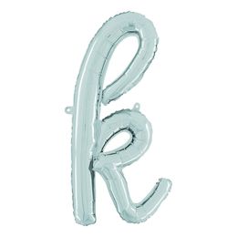 Bildspel - Bokstavsballong Script Silver