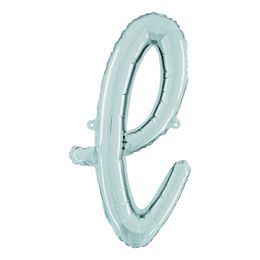 Bildspel - Bokstavsballong Script Silver