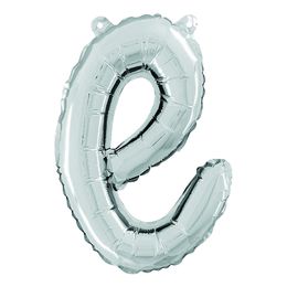 Bildspel - Bokstavsballong Script Silver