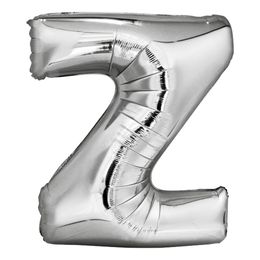 Bildspel - Bokstavsballong Silver Metallic