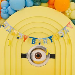 Bildspel - Bokstavsgirlang Happy Birthday Minions