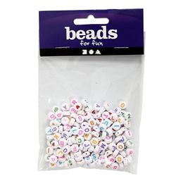 Bogstavsperler Flerfarvede