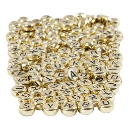 Bokstavspärlor Guld