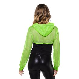 Bildspel - Bolero Fishnet UV Neongrön