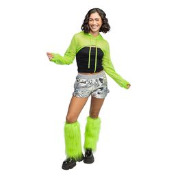 Bildspel - Bolero Fishnet UV Neongrön