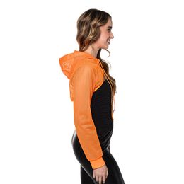 Bildspel - Bolero Fishnet UV Neonorange