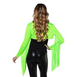 Bildspel - Bolero med Fransar Neongrön UV