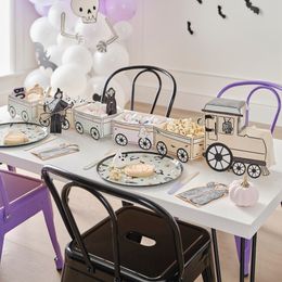 Bildspel - BOO Halloween Snackståg Dekoration