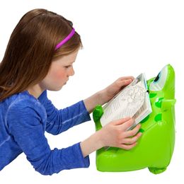 Lysbildefremvisning - Oppblåsbar Bokholder Drage Grønn