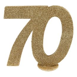 Bordsdekoration 70 Glitter Guld