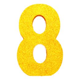 Lysbildefremvisning - Borddekoration Tal Guld