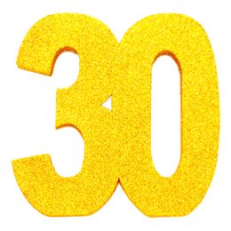 Lysbildefremvisning - Borddekoration Tal Guld