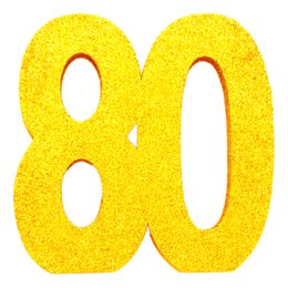 Lysbildefremvisning - Borddekoration Tal Guld