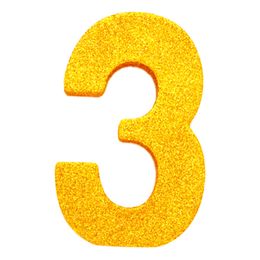 Lysbildefremvisning - Borddekoration Tal Guld