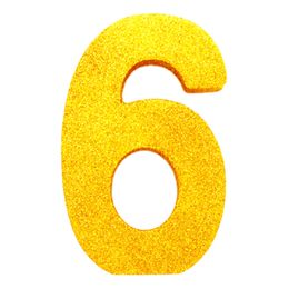 Lysbildefremvisning - Borddekoration Tal Guld