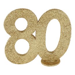 Bildspel - Bordsdekoration Siffra Guld/Glitter