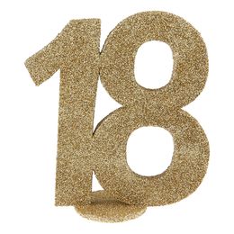 Bildspel - Bordsdekoration Siffra Guld/Glitter