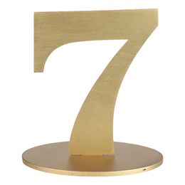 Bildspel - Bordsdekoration Siffra Matt Guld