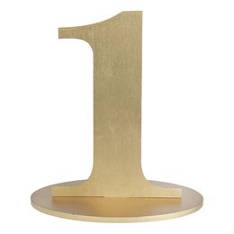 Bildspel - Bordsdekoration Siffra Matt Guld