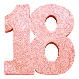 Bildspel - Bordsdekoration Siffra Roséguld