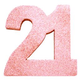 Bildspel - Bordsdekoration Siffra Roséguld