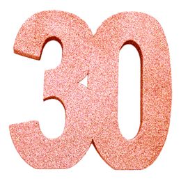 Bildspel - Bordsdekoration Siffra Roséguld