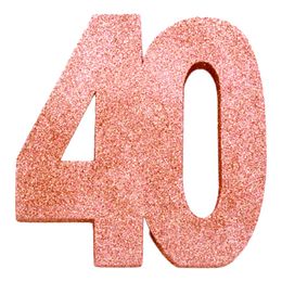 Bildspel - Bordsdekoration Siffra Roséguld