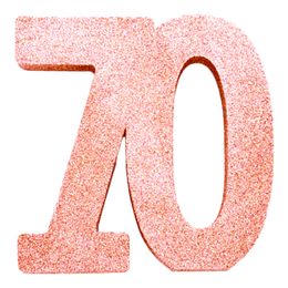 Bildspel - Bordsdekoration Siffra Roséguld