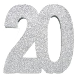 Bildspel - Bordsdekoration Siffra Silver