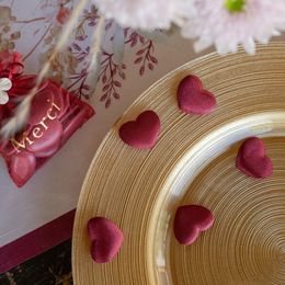 Bildspel - Bordsdekorationer Hjärta Mörkröd