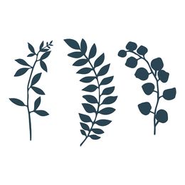 Pöytäkoristeet Lehdet Laivastonsininen