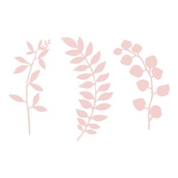 Bordsdekorationer Löv Rosa