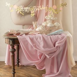 Bildspel - Bordsduk i Tyg Dusty Pink