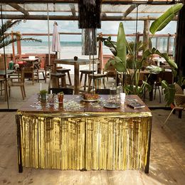 Bildspel - Bordskjol Metallic Guld