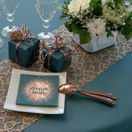 Bildspel - Bordsduk på Rulle Duck Blue