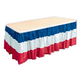 Bordskjol Röd/Vit/Blå